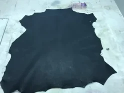 12#2342 Pellame incrociato crust Nigeria di colore nero