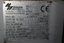 1#3814 Piattaforma autocarrata Sequani mod 20/2Z