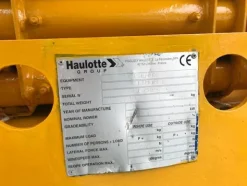 3#4058 Piattaforma verticale a pantografo Haulotte Optimum 8