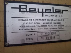 17#9186 Piegatrice Beyler