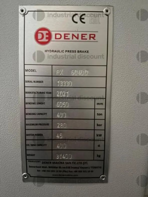 1#8948 Piegatrice Dener