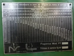 Piegatrice idraulica Verrina 4100 mm160T