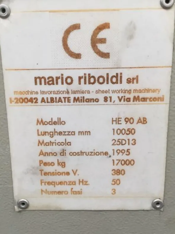 9#4242 Piegatrice Stilmec 90 idraulica