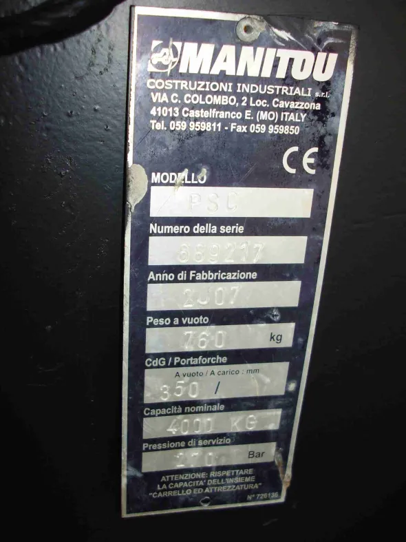 Pinza posacentine PSC4000
