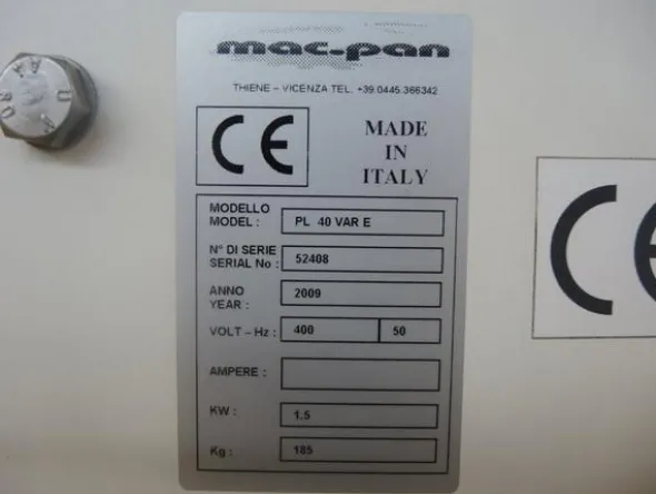 3#4128 Planetaria con variatore Mac Pan