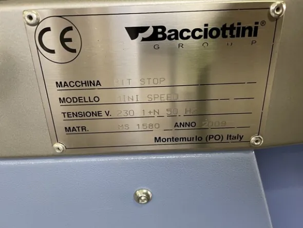 1#7048 Plastificatrice Surelam e Cordonatrice Bacciottini Pit Stop