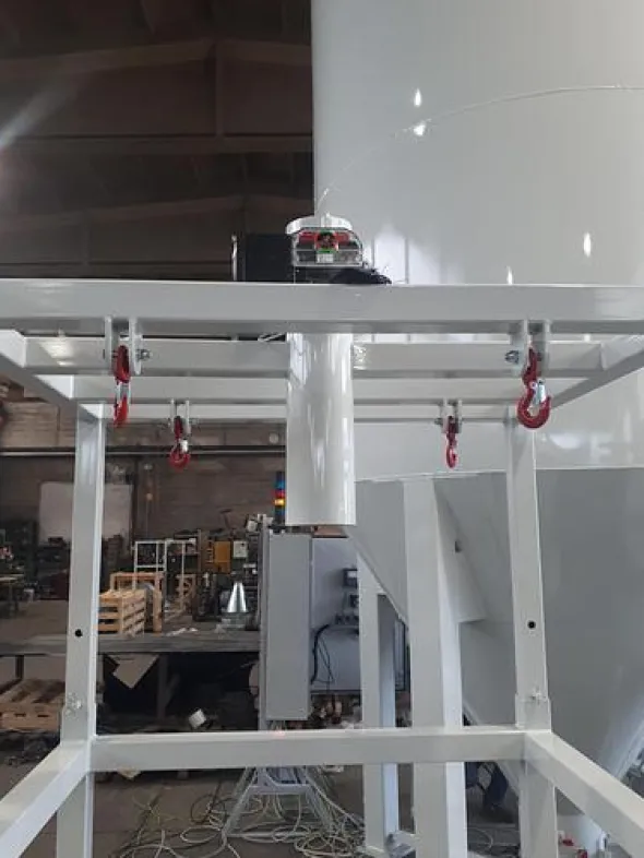 PLC CONTROLLED MIXING, BAG FILLING AND WEIGHING SYSTEM