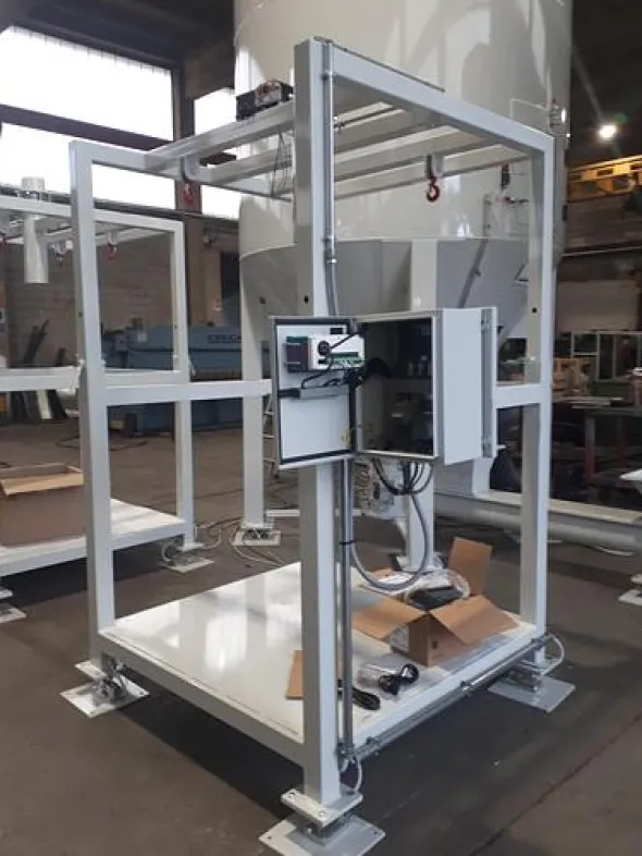 PLC CONTROLLED MIXING, BAG FILLING AND WEIGHING SYSTEM
