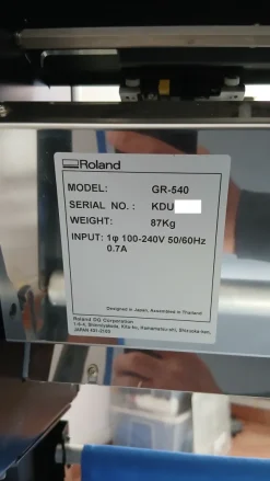 Plotter da taglio Roland GR-540