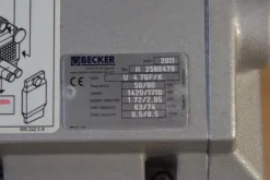 Pompa sottovuoto Becker U 4.70 F/K