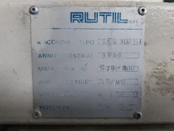 13#7556 Pressa a iniezione Dong Shin Rutil