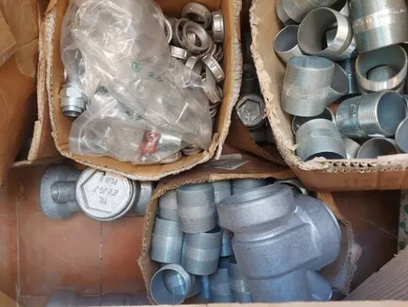 3#5453 Pressacavi per cavo armato e raccordi in acciaio