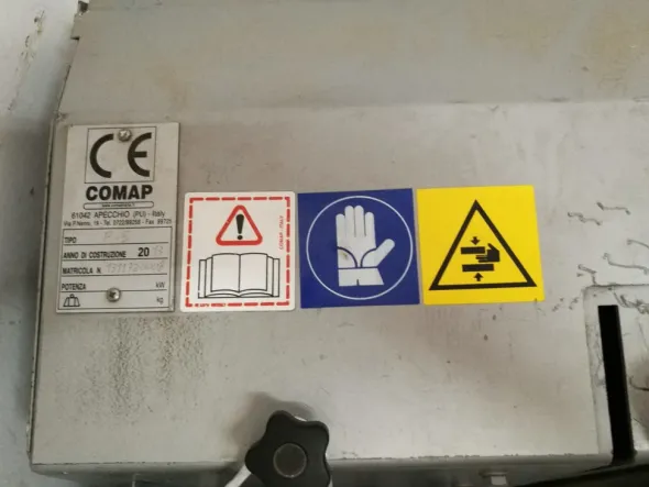 pressa comap p5 usata pochissimo