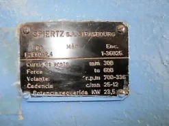 Pressa meccanica SPIERTZ 600 Ton.