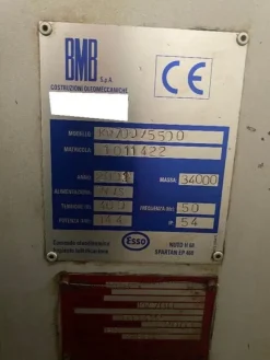 3#7131 Pressa oleodinamica BMB