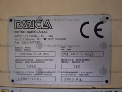6#9460 Pressa piegatrice