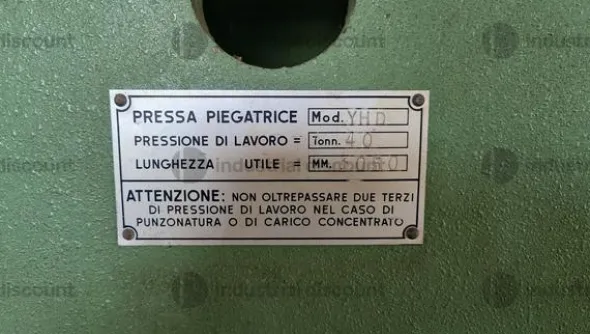 3#8862 Pressa piegatrice BL