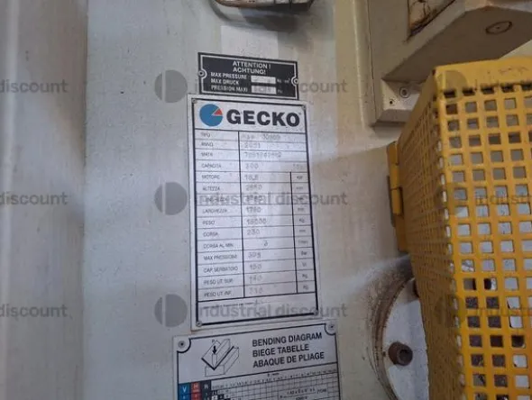 1#9884 Pressa piegatrice Gecko