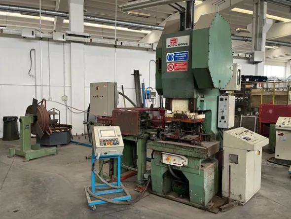 6#8297 Pressa Ross 100 Ton con avanzamento automatico Micromel