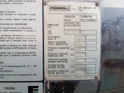 1#3139 Pressa rotativa Bergi e trasportatore aereo