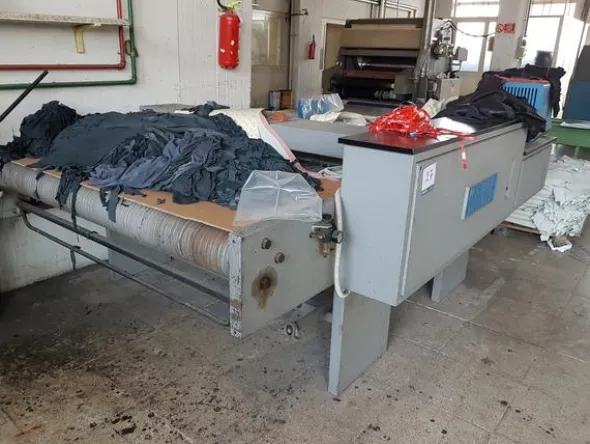 1#3139 Pressa rotativa Bergi e trasportatore aereo