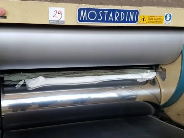 1#3139 Pressa rotativa Bergi e trasportatore aereo
