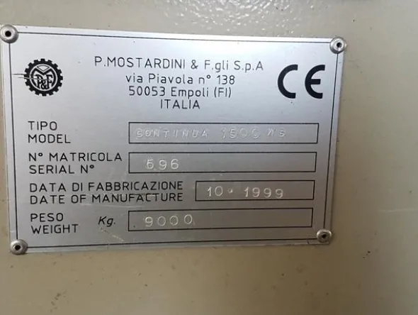 1#3139 Pressa rotativa Bergi e trasportatore aereo