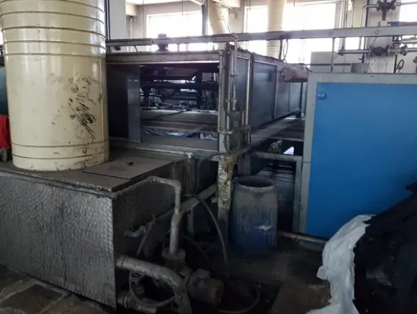 1#3139 Pressa rotativa Bergi e trasportatore aereo