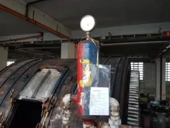 1#3139 Pressa rotativa Bergi e trasportatore aereo
