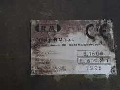 1#3139 Pressa rotativa Bergi e trasportatore aereo