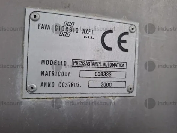 6#9551 Pressa stampi automatica Fava Giorgio Axel