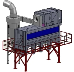 Pulitore rotante per cereali BS 50 t/h