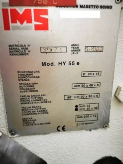 18#7737 Punzonatrice IMS