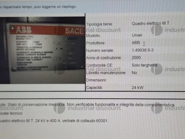 30#9389 Quadri elettrici