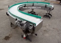 REF-1070 NASTRO TRASPORTATORE MODULARE A CURVA 180º