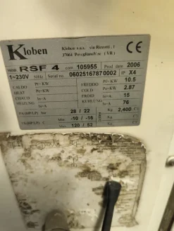 Refrigeratore condizionatore aria acqua unità esterna