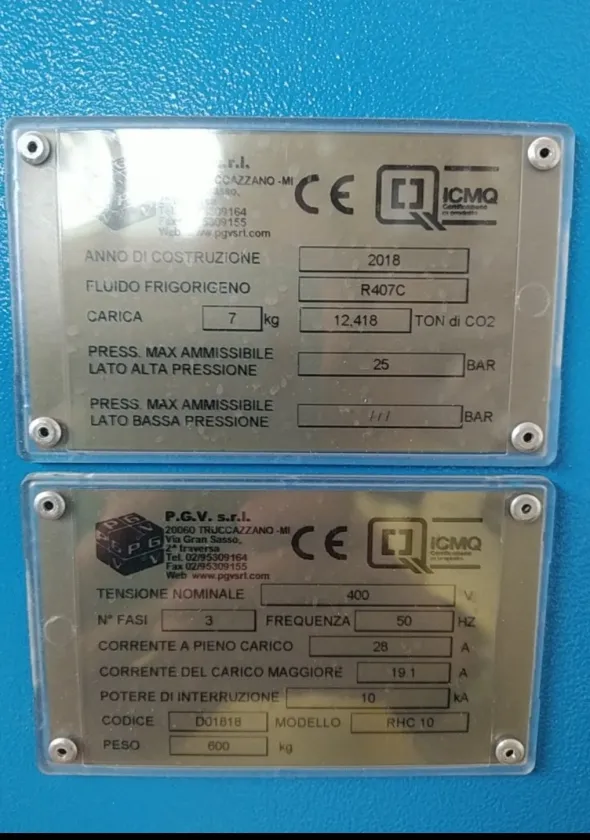 REFRIGERATORE RH/C 10