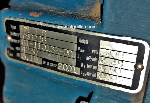 REF-776 SOFFIANTE AERZEN GM3S