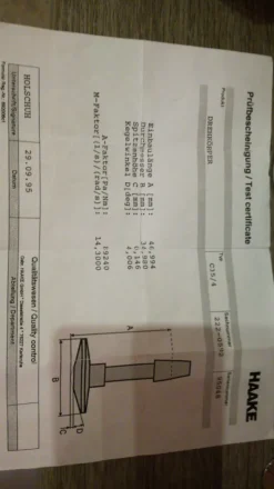 Reometro Haake rotovisco 1