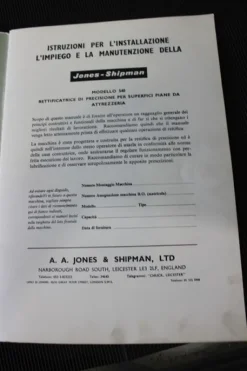 30#5074 Rettifica Jones Shipman