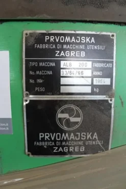 26#4006 Rettifica Prvomajska ALG200