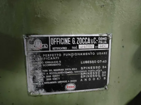 Rettifica tangenziale Zocca