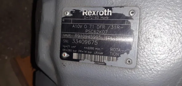 REX ROTH AXIAL PISTON VARIABLE PUMP A10VO71