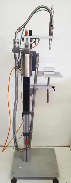 Riempitrice pneumatica liquidi e solventi ICI Marin