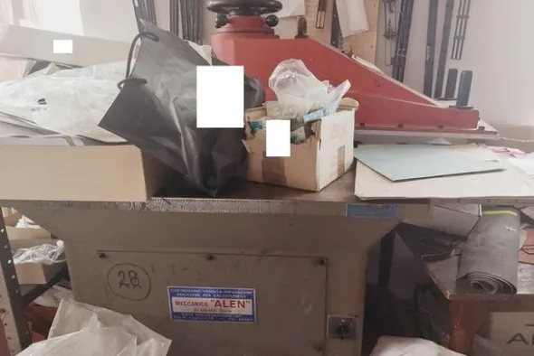 1#7467 Rimanenze di magazzino per produzione di calzature