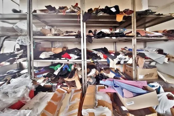 1#7467 Rimanenze di magazzino per produzione di calzature