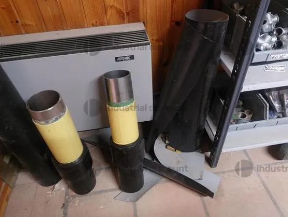 1#10082 Rimanenze di magazzino tubi e pezzi speciali per idraulica e gas