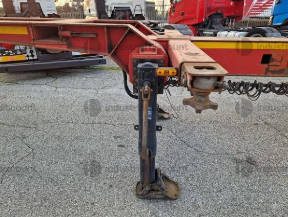 12#9064 Rimorchio porta container allungabile marca OMT