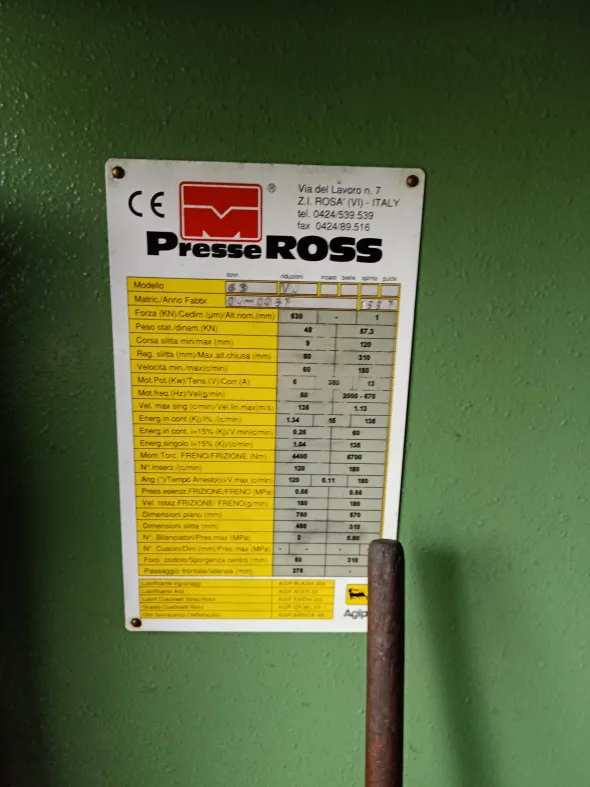 Ross 63 Ton