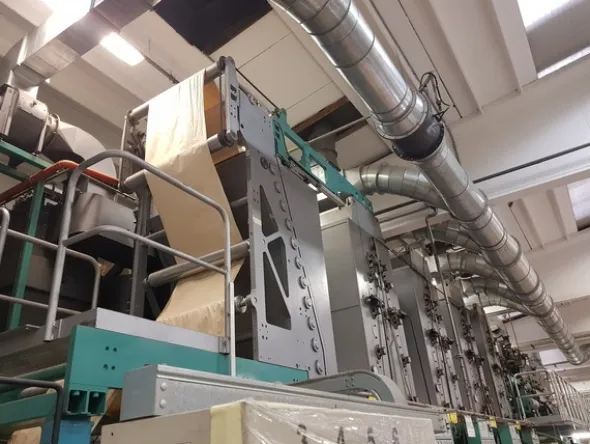 3#4896 Roto screen Emboss combination machine